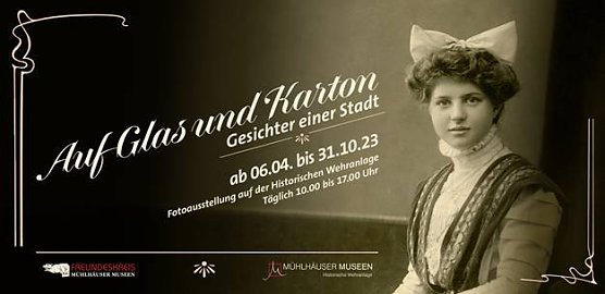 Die neue Ausstellung zeigt fr&uuml;he Fotografien (Foto: M&uuml;hlhauser Museen)