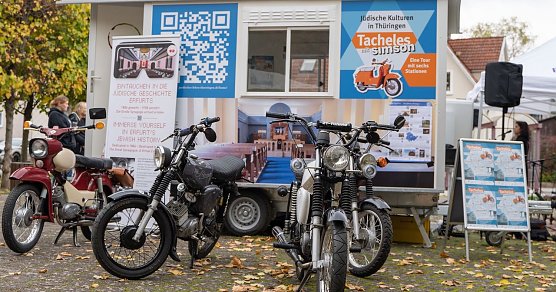 Bildungs- und Informationstour &uuml;ber j&uuml;disches Leben  (Foto: Stadtverwaltung M&uuml;hlhausen)