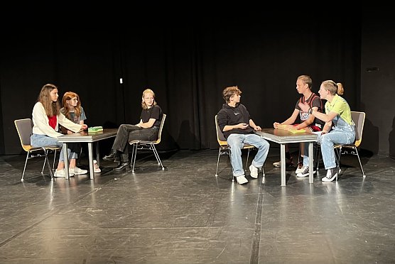 Das Salza-Gymnasium zu Gast bei den Schultheatertagen (Foto: Theresa Eichhorn)