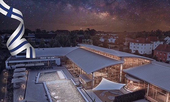 Weihnachtlicher Lichterglanz in der Friederikentherme (Foto: Tino Sieland) Weihnachtlicher Lichterglanz in der Friederikentherme (Foto: Tino Sieland)