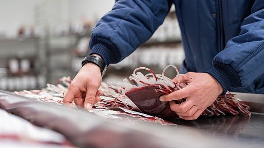 Blutkonserven sind wertvoll (Foto: DRK) Blutkonserven sind wertvoll (Foto: DRK)