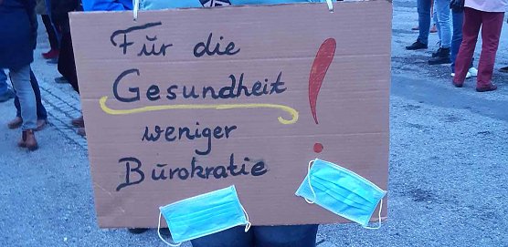 Forderung gestern Abend auf dem Blobach (Foto: H.Kuhnert)