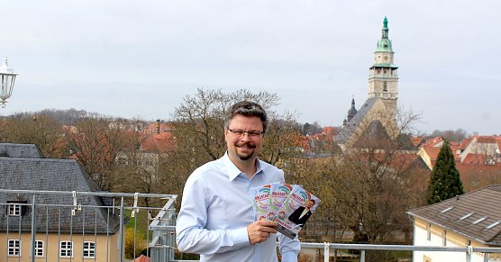 Der geb&uuml;rtige Bad Langensalzaer Patrick Kosiol will ins Rathaus einziehen. Heute stellte er sein Programm vor (Foto: emw)