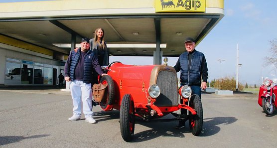 Wollen das H&uuml;nstein-Treffen zwischen Nohra und Wolkramshausen wiederbeleben: (v.l.) Phillip Gerlach, Luzie Lorenz und Lutz Pfeil (Foto: agl)