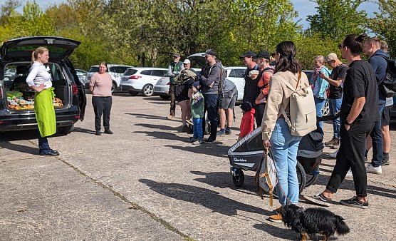 Blogger erkunden die Region (Foto: Welterberegion Wartburg Hainich )