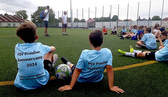 Erfolgreiches Sommer-Fu&szlig;ballcamp f&uuml;r 63 kleine Preu&szlig;en (Foto: M.Fromm)