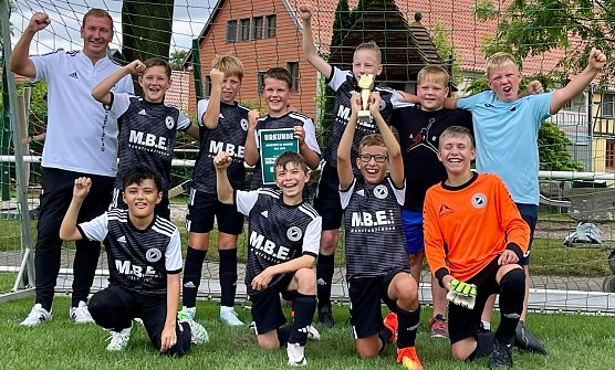 Freude &uuml;ber den 3. Platz beim Turnier in Ammern (Foto: T.Buntrock)