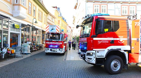 Heute Vormittag in der Rathausstraße (Foto: oas) Heute Vormittag in der Rathausstraße (Foto: oas)