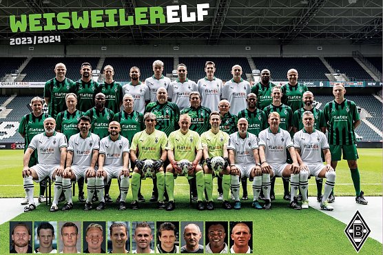 Ehemalige Bundesliga-Stars kicken in Bad Langensalza beim Salza Cup 2024 (Foto: VfL Borussia M&ouml;nchengladbach)