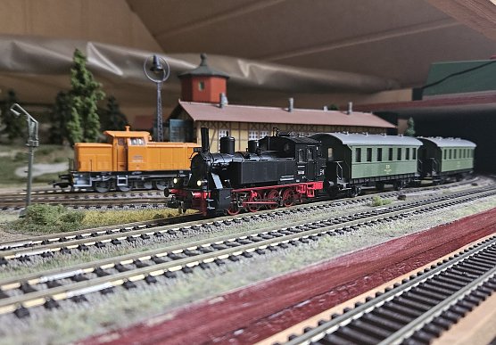 Kleiner Modellbahn Sonderzug  (Foto: Dirk Schwarze)