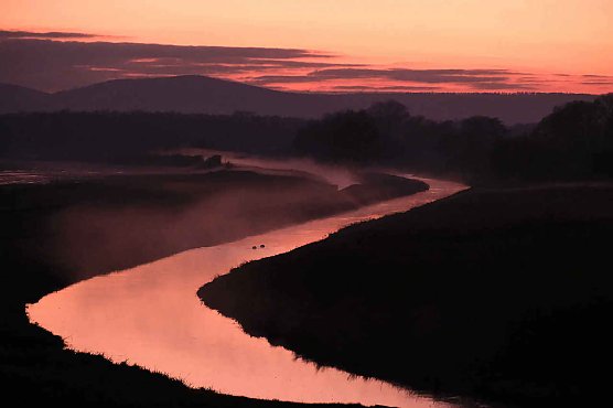 Abendstimmung am Stausee Kelbra (Foto: P.Blei)