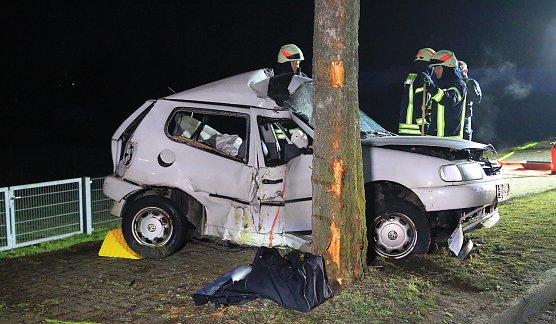 Unfall mit Todesfolge gestern Abend im Eichsfeld (Foto: Silvio Dietzel)