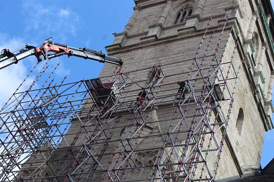 &Uuml;ber den D&auml;chern von Langensalza (Foto: oas)