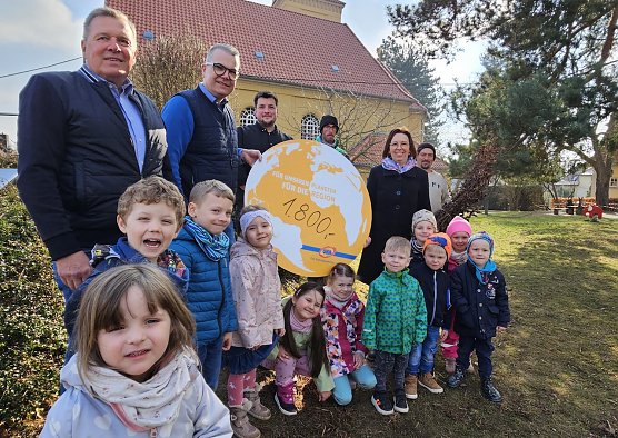 Freude im Kindergarten in Pfafferode (Foto: R.Englert) Freude im Kindergarten in Pfafferode (Foto: R.Englert)