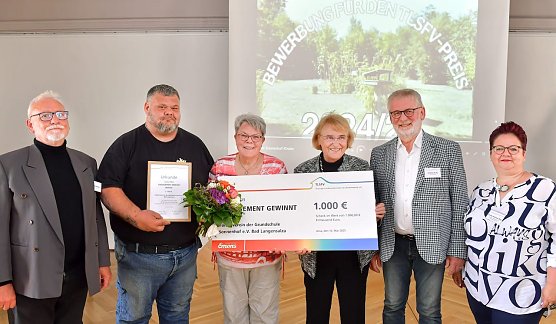 Der F&ouml;rderverein der Grundschule "Sonnenhof" erh&auml;lt f&uuml;r sein Arboretum-Projekt einen landesweiten Preis (Foto: TLSFV)