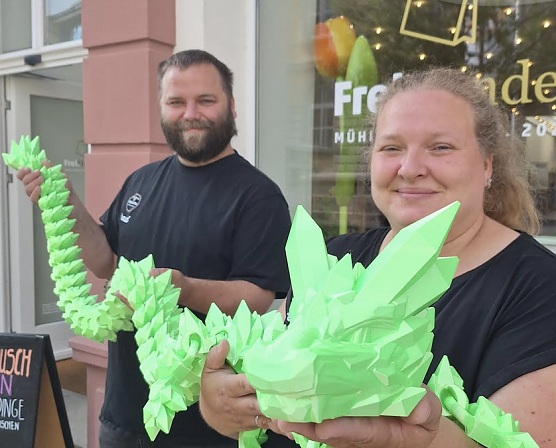 Franziska und Ronald Huse (Foto: Stadt Mühlhausen) Franziska und Ronald Huse (Foto: Stadt Mühlhausen)