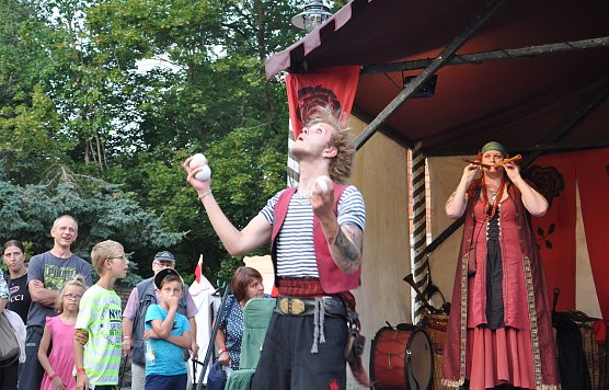 Duo ConFilius zum Mittelalterfest in Bad Langensalza  (Foto: ConFilius)