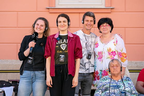 Die barrierefreien Angebote zur Kirmes wurden gut angenommen, etwa die Audiodeskription (Foto: Christian Habel)