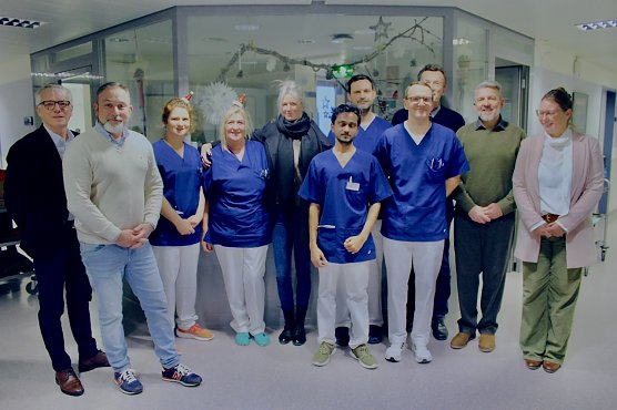 Besuch der Station 9 im Hufeland Klinikum Bad Langensalza (Foto: Eva Maria Wiegand) Besuch der Station 9 im Hufeland Klinikum Bad Langensalza (Foto: Eva Maria Wiegand)