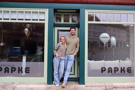 Jenny und Johannes: PAPKE & PAPKE er&ouml;ffnete am Neumarkt (Foto: privat)