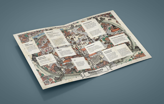 Das neue Stickerheft f&uuml;r M&uuml;hlhausen (Foto: Stadt M&uuml;hlhausen)