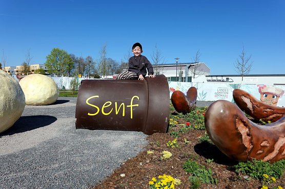 Jaro Hildebrandt (6) auf dem LGS-Gelände (Foto: Stadt Leinefelde-Worbis) Jaro Hildebrandt (6) auf dem LGS-Gelände (Foto: Stadt Leinefelde-Worbis)