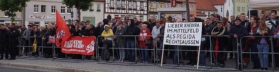 Bild: M&uuml;hlh&auml;user demonstrieren f&uuml;r eine bunte Stadt