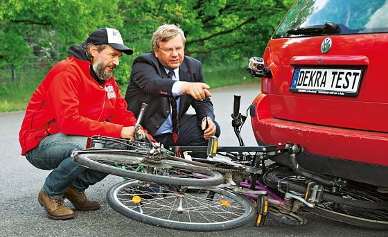 Bild: Fahrradtr&auml;ger gestestet