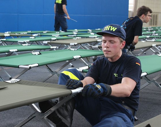 Bild: Helfer im Einsatz
