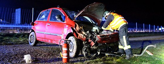 Bild: Unfall auf der A38