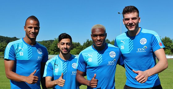 Bild: Das Quartett der Neuen
