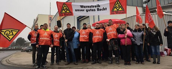 Bild: Warnstreik in M&uuml;hlhausen