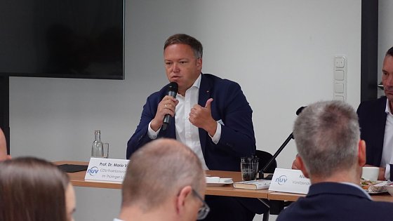 Bild: Der CDU Fraktionsvorsitzende im Landtag, Mario Voigt