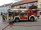 Feuerwehr&uuml;bung in der Bad Langensalzaer Altstadt
