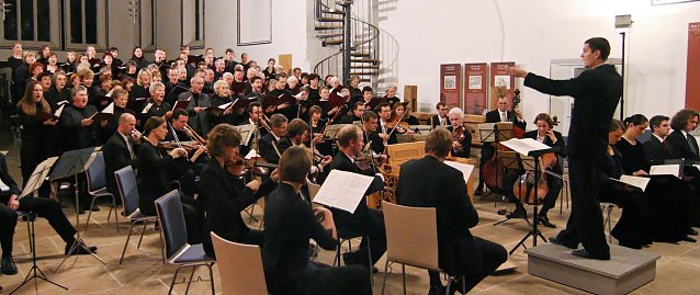 Bild: Der Bachchor aus M&uuml;hlhausen wird gemeinsam mit der Kammerphilharmonie Weimar zu h&ouml;ren sein.