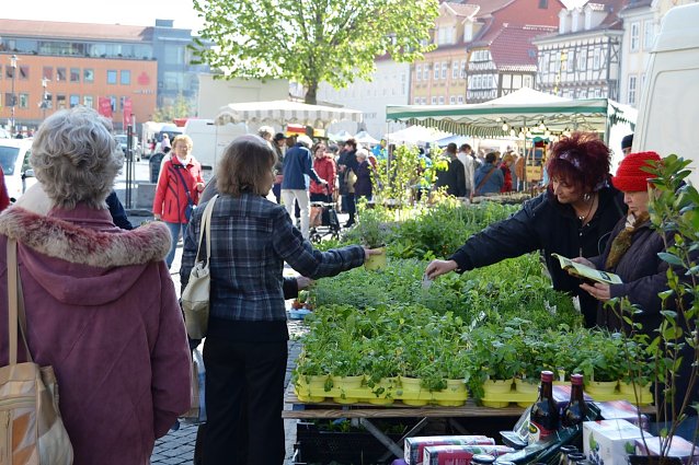 Bild: Traditioneller Ostermarkt am Gr&uuml;ndonnerstag in M&uuml;hlhausen