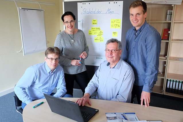 Bild: Das Projektteam der AWT GmbH und Hochschule Nordhausen erstellt innovative Konzepte f&uuml;r Digitale Teambildung"