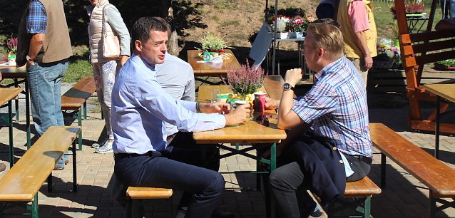 Bild: Mike Mohring im Wahlkampf