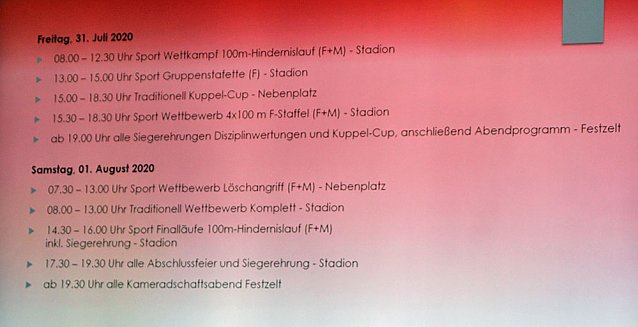 Bild: Vorschau auf die Deutschen Feuerwehrmeisterschaften