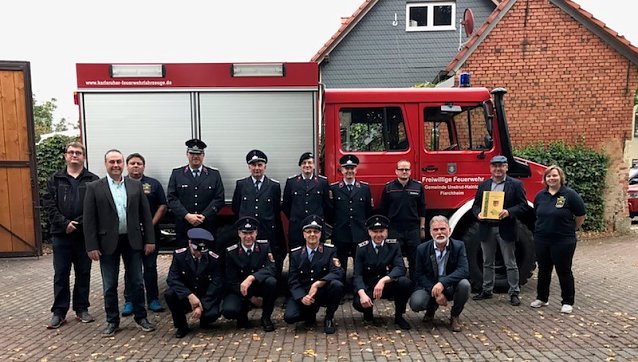 Bild: 15.000 Euro erh&auml;lt die Freiwillige Feuerwehr Flarchheim