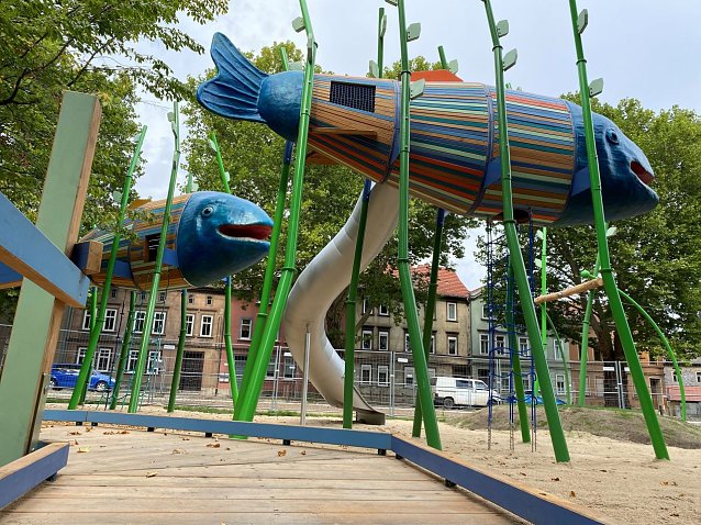 Bild: Spielpark am Petriteich/Pfortenteich in M&uuml;hlhausen freigegeben