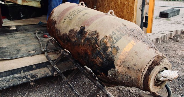 Bild: Entsch&auml;rfte Weltkriegsbombe in Nordhausen - Archivbild