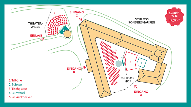 Bild: Der Sitzplan f&uuml;r den Schlosshof