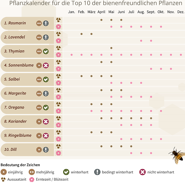 Bild: Pflanzzeiten