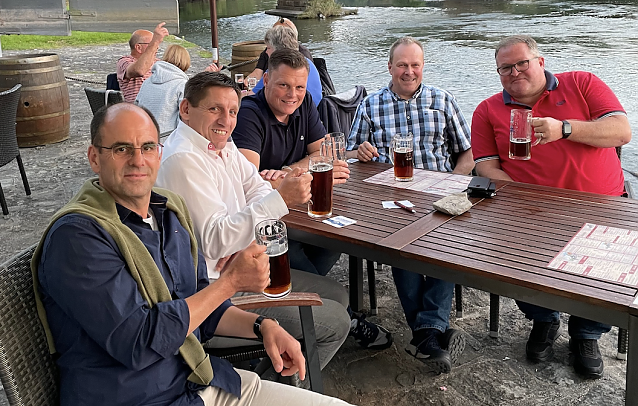 Bild: v.l.n.r.: Michael Reinz (Stadt Treffurt), Andreas Henning (Landgemeinde S&uuml;deichsfeld), Wilhelm Gebhard (Stadt Wanfried), Thomas M&auml;urer (Gemeinde Wei&szlig;enborn) und Martin Kozber (Gemeinde Geismar). 