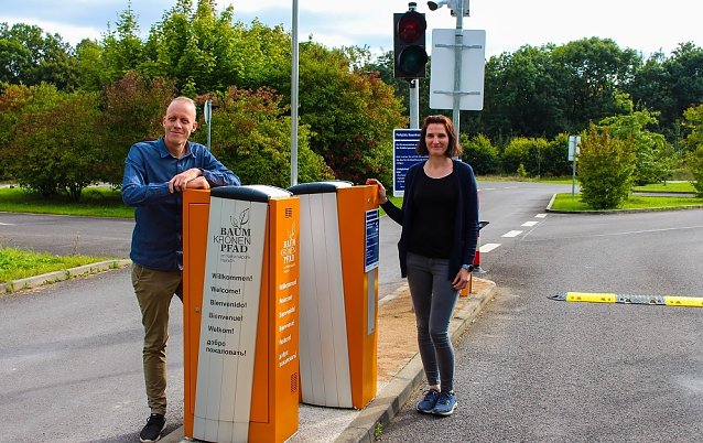Bild: Neues Parksystem am Baumkornenpfad
