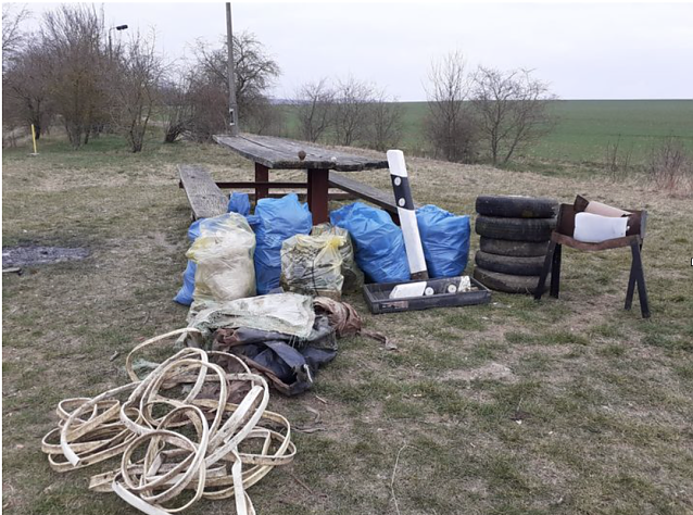 Bild: Die BSO nutzte das Wochenende um am Schlotheimer Stausee aufzur&auml;umen