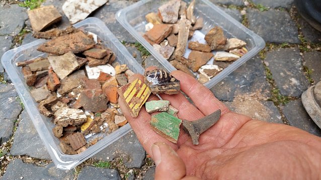 Bild: Zahlreiche Funde f&ouml;rderten die Arch&auml;ologen zutage