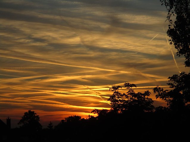 Bild: Diesen wundersch&ouml;nen Abendhimmel hielt Bernd Thielbeer aus Nordhausen gestern fest