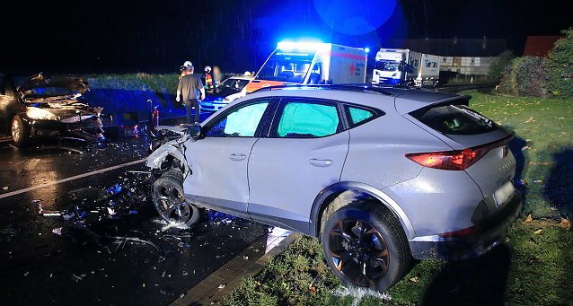 Bild: Unfall bei Ebeleben gestern Abend